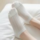 Women's Bamboo Fiber No-Show Socks: Breathable, Non-Slip, Seamless Summer Ankle Socks