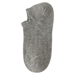 Women's Bamboo Fiber No-Show Socks: Breathable, Non-Slip, Seamless Summer Ankle Socks