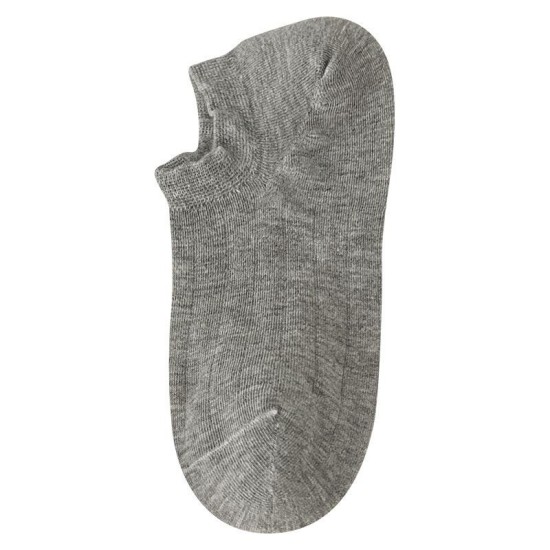 Women's Bamboo Fiber No-Show Socks: Breathable, Non-Slip, Seamless Summer Ankle Socks