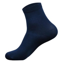 Men's Business Socks Summer Thin Mid-Calf Cotton Socks Breathable Solid Color Dress Socks
