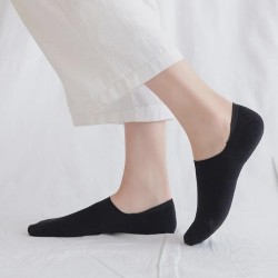 Breathable Cotton No-Show Socks for Women, Low Cut Invisible Liner Socks, Moisture-Wicking & Comfortable