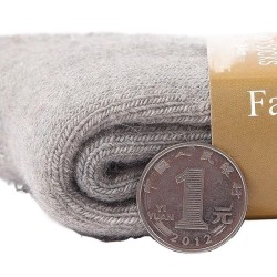Men's Thermal Crew Socks with Terry Loop Cushioning, Moisture-Wicking Winter Sports Socks for Warmth & Breathability