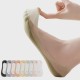 Invisible Silicone Grip Socks for Women - Anti-Slip No-Show Liner Socks for Flats & Heels
