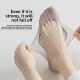 Invisible Silicone Grip Socks for Women - Anti-Slip No-Show Liner Socks for Flats & Heels