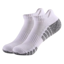 Thick Terry Cushioned Running Socks - Non-Slip, Moisture-Wicking & Breathable Sports Socks