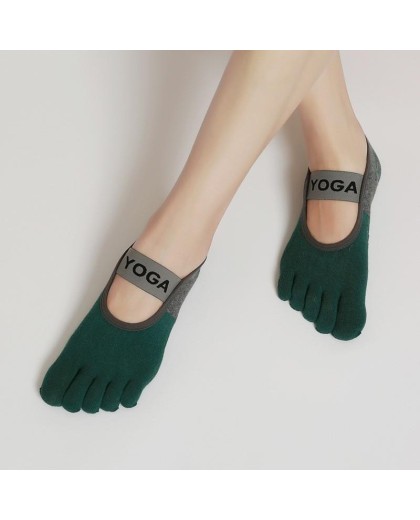 Non-Slip Yoga Socks for Women with Toe Separators & Grip Dots
